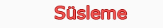 Süsleme